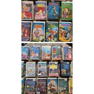 Disney VHS Black Diamond Lot 12 - Dumbo, Jungle Book, Alice, The Little …